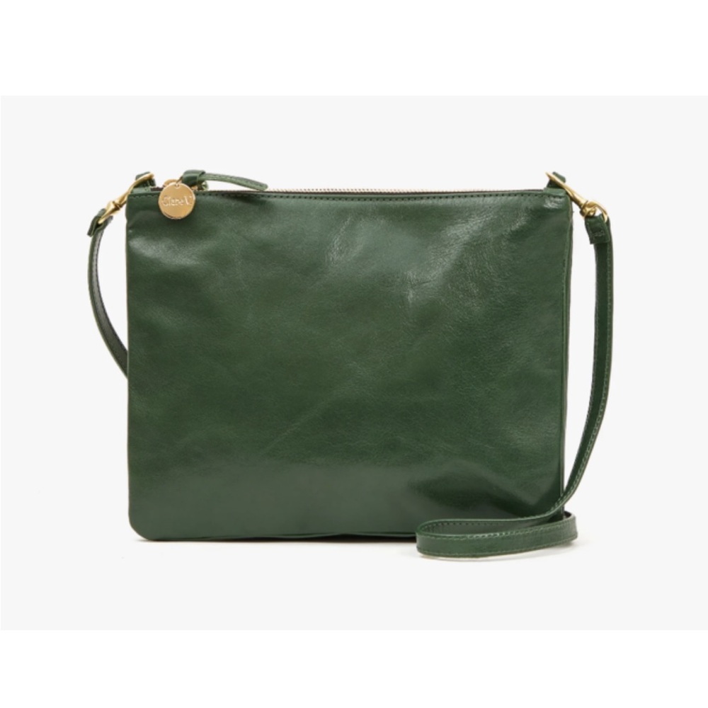 Clare V Double Sac Bretelle - Evergreen